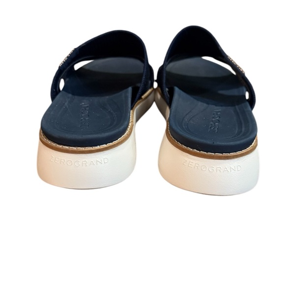 Cole Haan Zerogrand Global Stitchlite Slide Sandals Navy Blue Women’s Size 6.5 - Picture 2 of 8